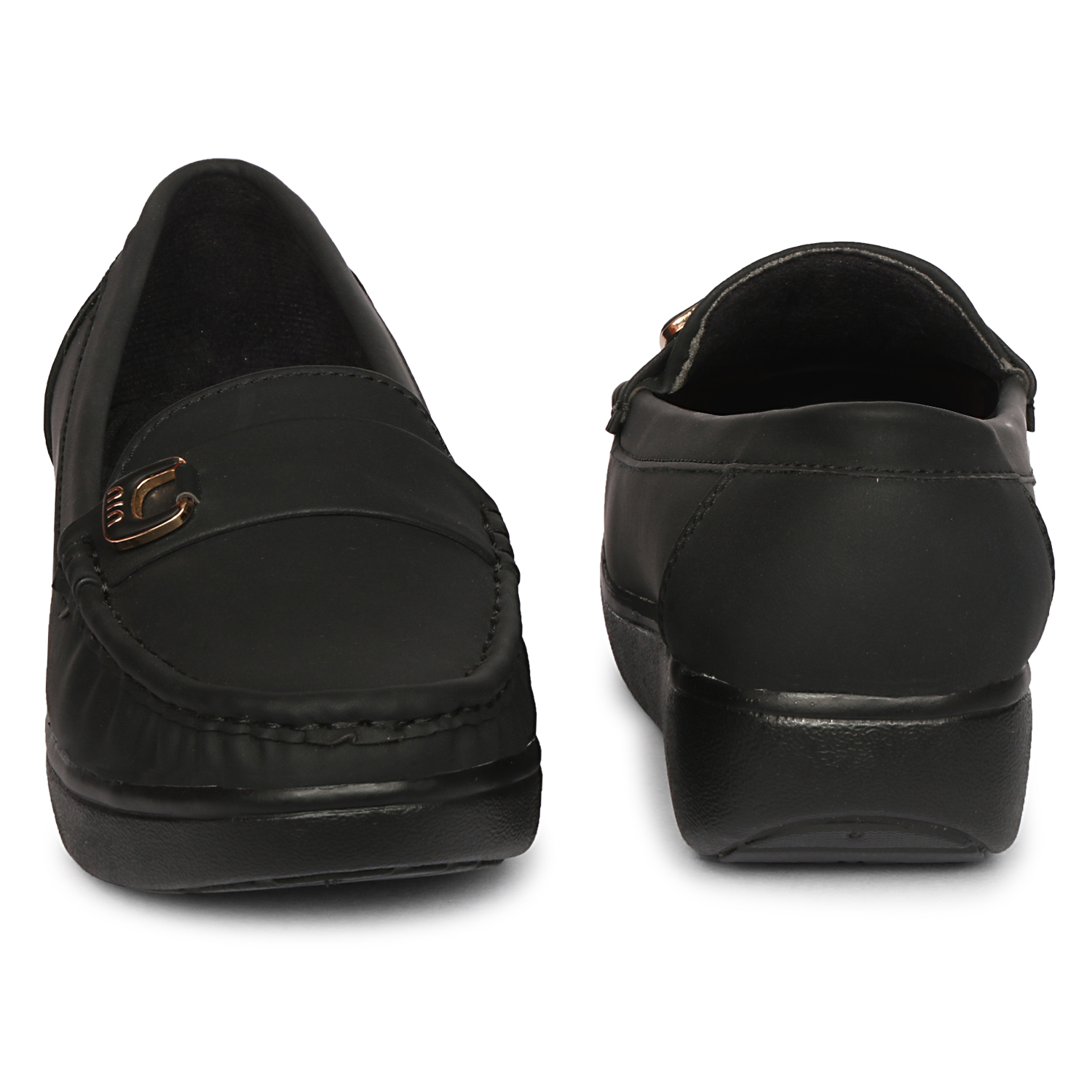 Fangirl Horsebit-Trim Comfort Wedge Moccasin - Image 4