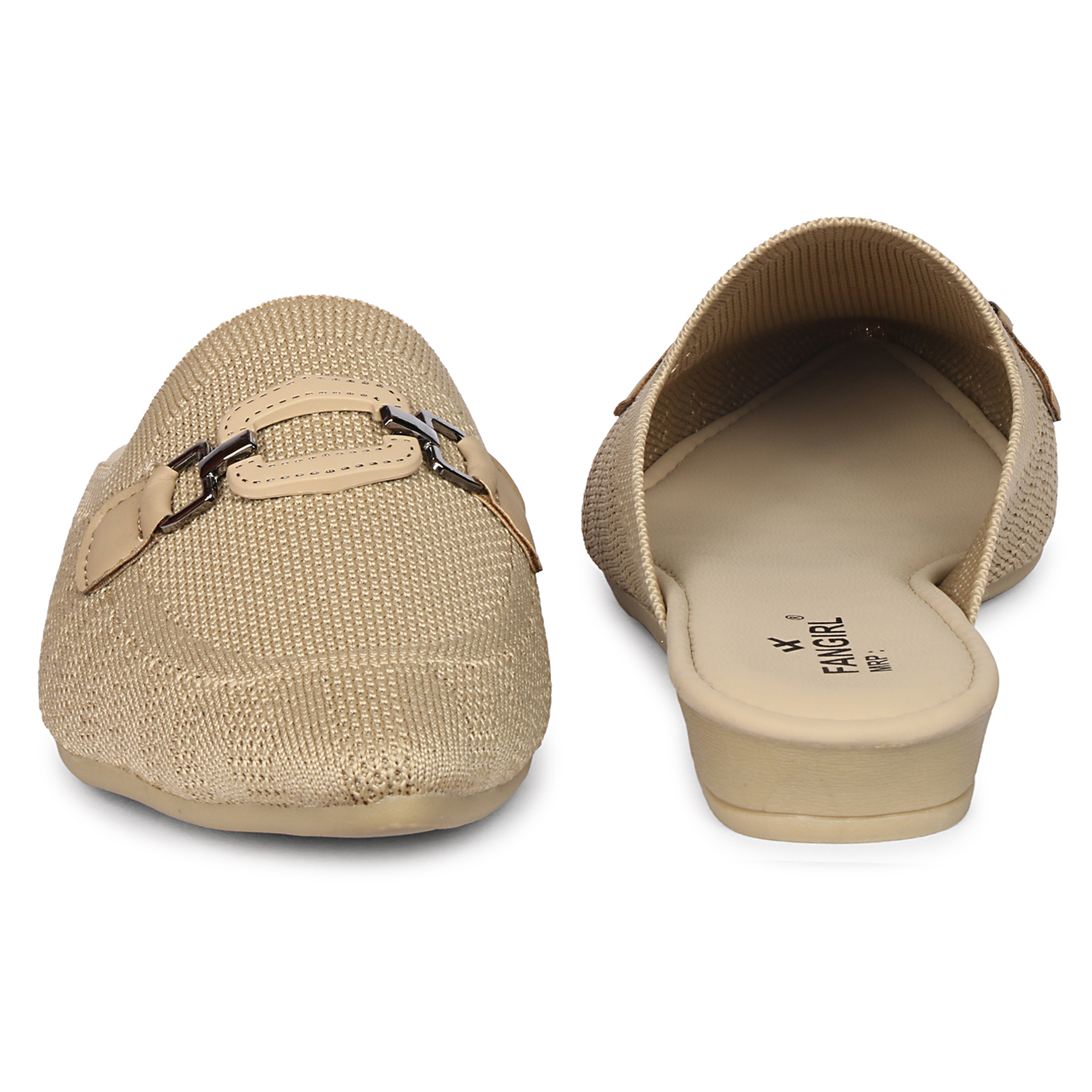 Fangirl Chain-Link Buckle Knit Mule - Image 4