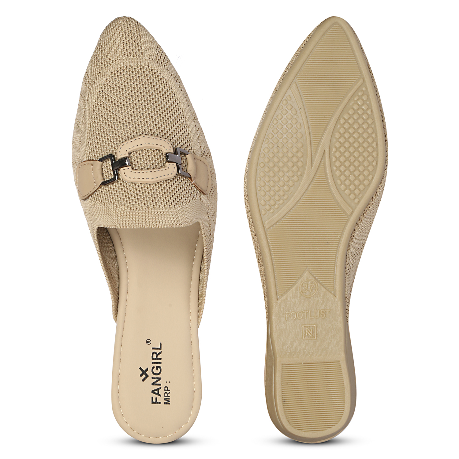 Fangirl Chain-Link Buckle Knit Mule - Image 5